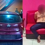Hombre roba auto de su expareja y es capturado en hotel con otra mujer