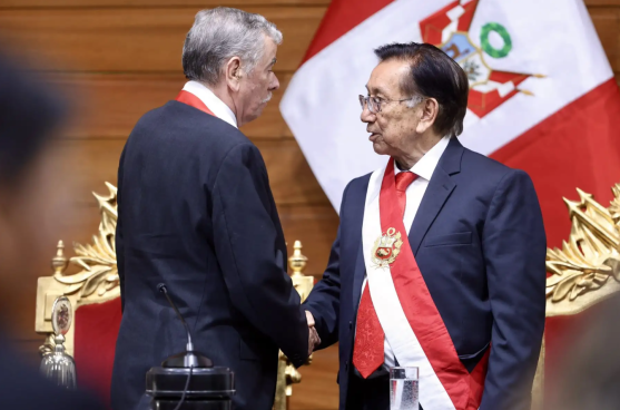 José María Balcázar tras asumir la presidencia: “En un solo mes podemos hacer muchas cosas en seguridad” | VIDEO