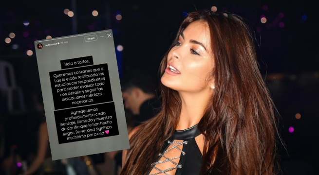 Lanzan comunicado sobre el estado de salud de Laura Spoya tras accidente en Surco