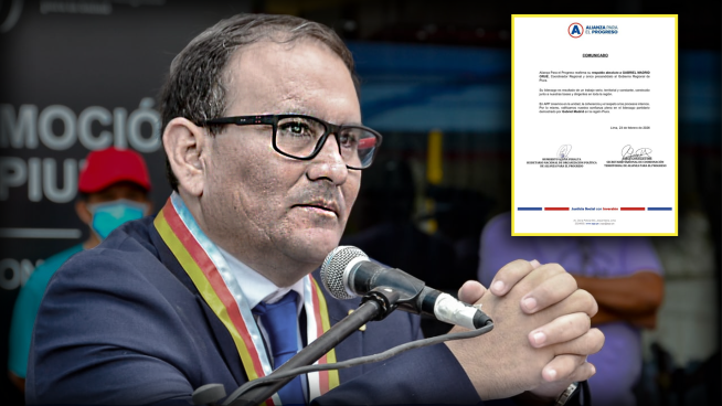 APP respalda candidatura de Gabriel Madrid por Piura pese a sentencia por violencia familiar