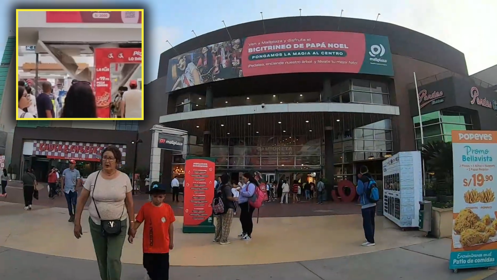 Clausuran Mallplaza Bellavista tras caída de parte del techo de centro comercial | VIDEO
