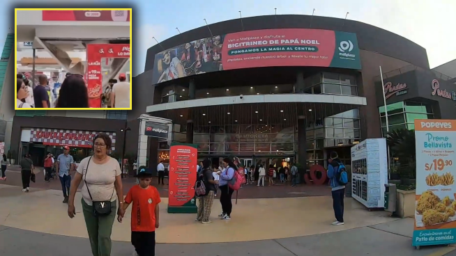 Clausuran Mallplaza Bellavista tras caída de parte del techo de centro comercial | VIDEO