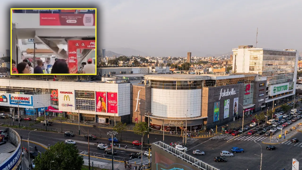 Clausuran Mallplaza Bellavista tras caída de parte del techo de centro comercial | VIDEO