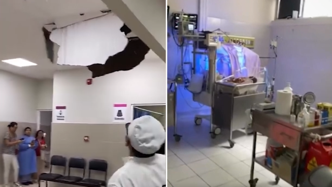 Unidad de neonatología del Hospital de Chiclayo queda inundada por fuertes lluvias | VIDEO