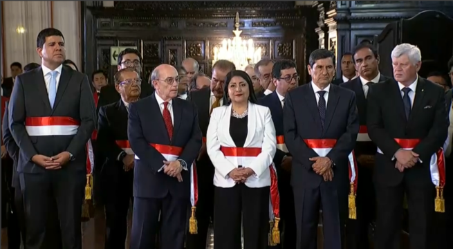 Gabinete de Miralles: estos son los ministros que juramentaron ante el presidente Balcázar
