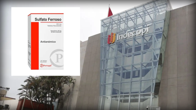 Indecopi alerta retiro de lote de sulfato ferroso de 300 mg por riesgos a la salud