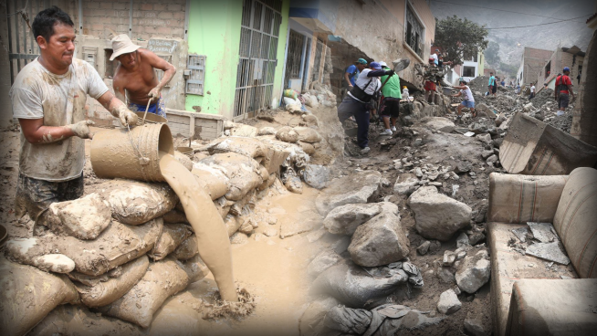 Indeci levanta alerta roja en 1,105 distritos por riesgo de inundaciones y huaicos