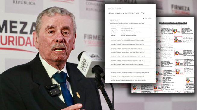 Rospigliosi sobre mociones de censura: "No puedo convocar al pleno si firmas no están validadas"