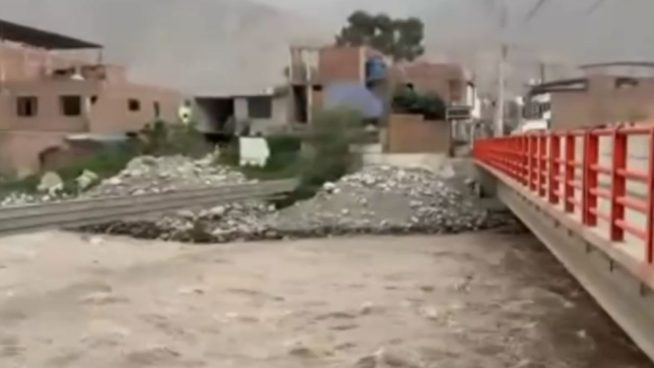 Chaclacayo: río Rímac en alerta amarilla por incremento de caudal debido a las lluvias | VIDEO