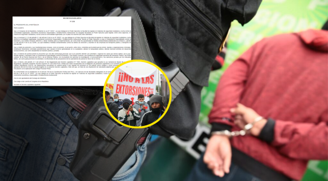 Gobierno publica norma para la creación del Subsistema Especializado contra la Extorsión y sus Delitos Conexos
