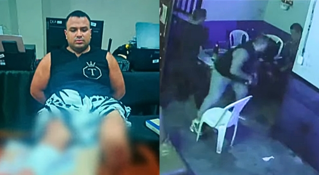 Sujeto le quita el arma a policía y lo mata en bar clandestino | VIDEO