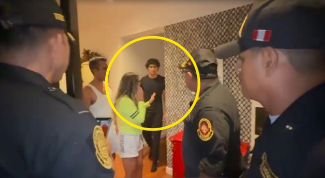 Momento exacto en que la PNP irrumpe en casa de Adrián Villar para detenerlo