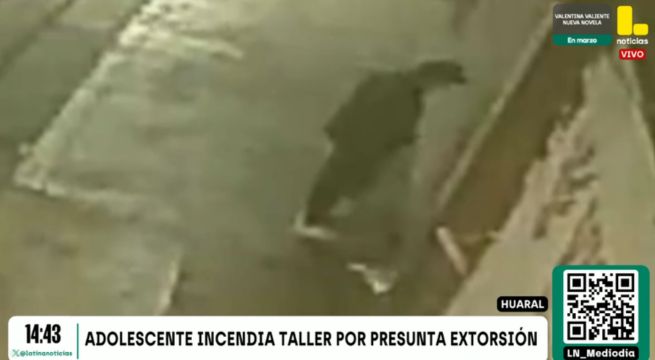 Adolescente casi se quema vivo tras colocar bomba con nota extorsiva en taller