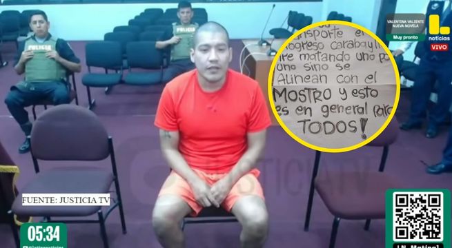 Así reaccionó 'El Monstruo' al escuchar sus mensajes de extorsión durante audiencia