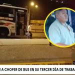 Sicarios asesinan a chofer de bus 'San Bartolo' en plena ruta y con pasajeros a bordo
