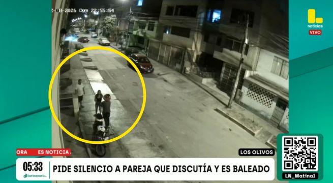 Hombre es baleado tras intervenir en discusión de pareja en Los Olivos: Les pidió que hagan silencio