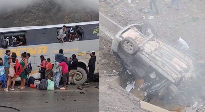 Tragedia en la vía Canta-Huayllay: reportan al menos 4 muertos y más de 15 heridos tras choque de bus y camioneta