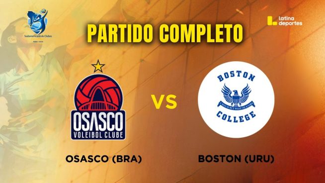 Sudamericano de Vóley por Latina: Revive AQUÍ el partido entre Osasco vs Boston College