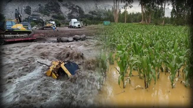Huaicos y crecida de ríos pondrán en peligro cultivos y carreteras, advierte Senamhi