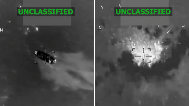 Estados Unidos hunde narcolancha en el Caribe y deja 3 muertos | VIDEO