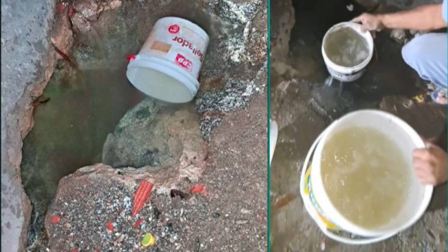 Se rompe tubería de obra, casa empieza a inundarse y Sedapal no halla punto de filtración