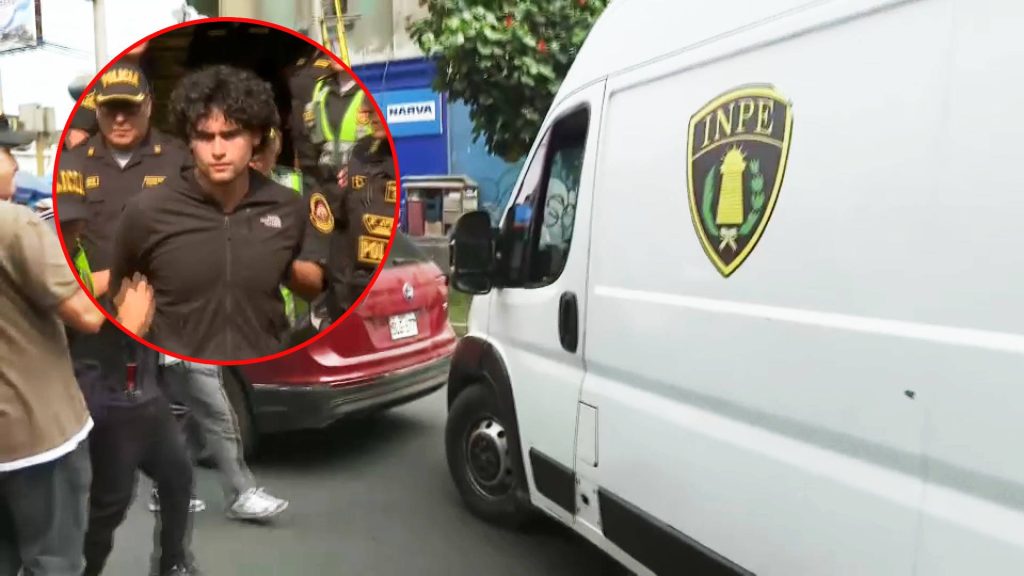 Así fue trasladado Adrián Villar hacia Ancón II, donde le asignarán un penal para la prisión preventiva