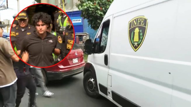 Así fue trasladado Adrián Villar hacia Ancón II, donde le asignarán un penal para la prisión preventiva