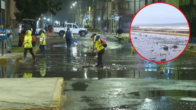 Oleajes anómalos provocan cierre de la Costa Verde en el Callao | VIDEO