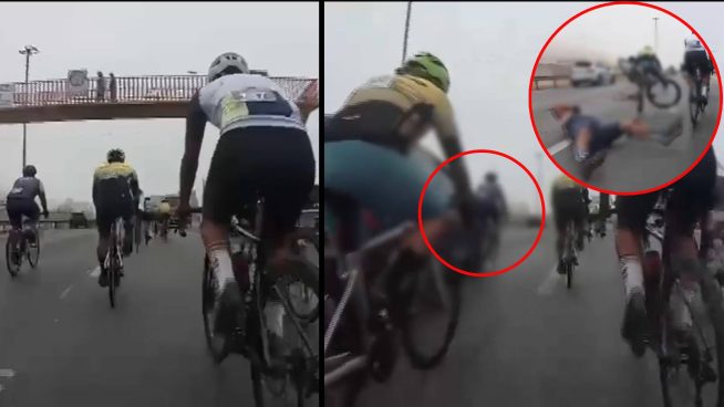 Auto atropelló a dos ciclistas en la Panamericana Sur y chofer se dio a la fuga