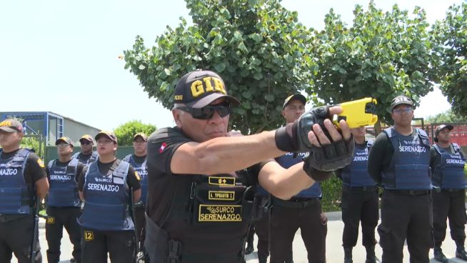 Gobierno aprobó características de armas no letales que usarán los serenos