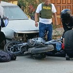 Policía frustró a balazos robo de camioneta y equipos de grabación