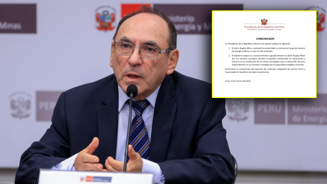 Angelo Alfaro, denunciado por abuso sexual,renunció al cargo de ministro de Energia y Minas