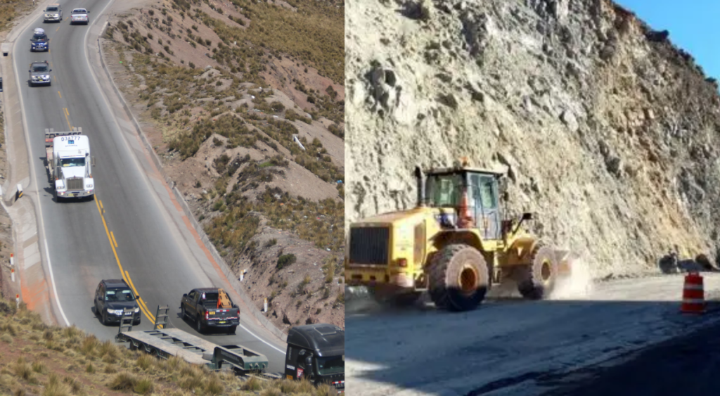 Cierran la Carretera Central por caída de rocas y tierra: ¿qué se sabe?