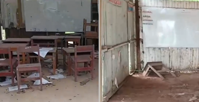 Colegios en selva peruana se encuentran inhabitables a solo días del inicio de clases | VIDEO