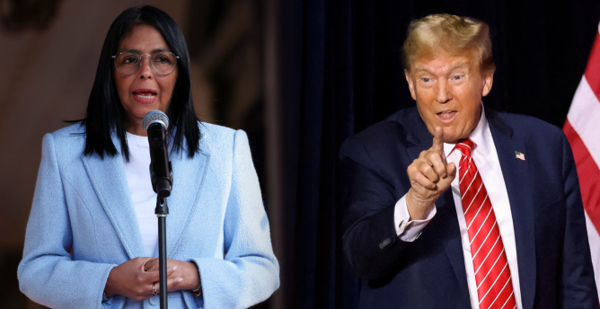 Estados Unidos prepara denuncia penal contra Delcy Rodríguez, presidenta de Venezuela