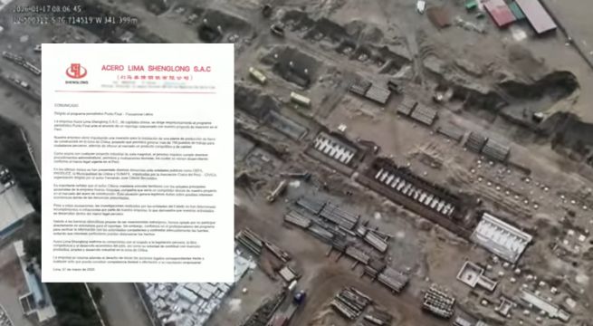 Sin licencia ni estudio de impacto ambiental: empresa china construye planta siderúrgica en Chilca