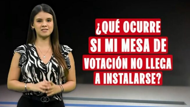 Elecciones 2026: ¿qué pasa si mi mesa de votación no se instala? | VIDEO