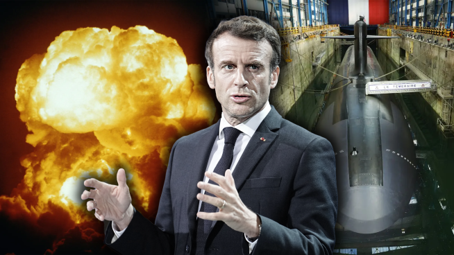 Macrón ordena aumentar las ojivas nucleares de Francia ante tensiones globales