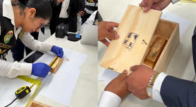 Incautan barra de oro de más de 600 mil dólares por minería ilegal en Puno