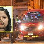 Madre pasó junto a la combi 