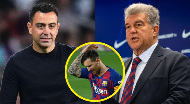 Messi no regresa al Barcelona porque Joan Laporta "no quiere", según Xavi Hernández