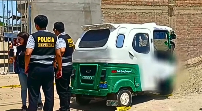 Mototaxista muere tras ser baleado por falso pasajero en Chincha | VIDEO