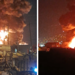 Voraz incendio consume fábrica de colchones en Comas y moviliza 37 unidades de bomberos