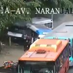 Triple choque de buses deja 15 heridos en Los Olivos: cámaras captaron el accidente