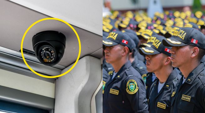 Gobierno anuncia compra de cámaras de videovigilancia para buses y 5700 policías más en las calles