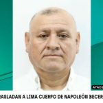Candidato presidencial Napoleón Becerra será velado en Lima y luego enterrado en Cajamarca