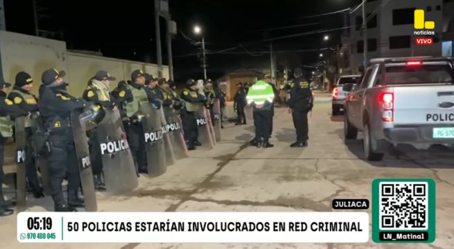 Detienen a 11 policías acusados de cobrar para permitir ingreso de contrabando al Perú