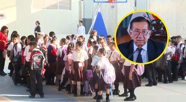 Presidente Balcázar dejó plantados a estudiantes que lo esperaron por más de una hora en Villa El Salvador