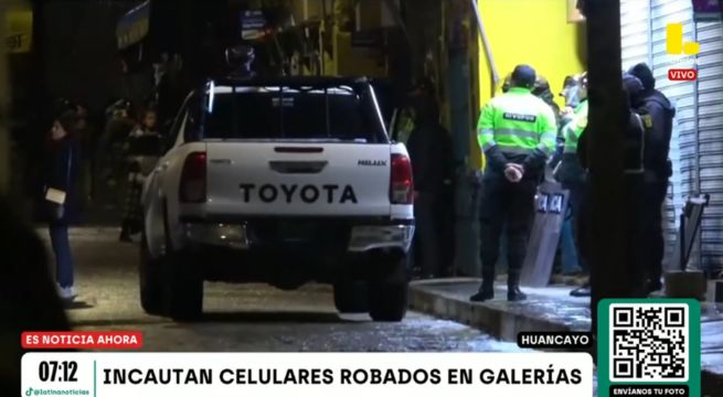 Más de 10 detenidos, entre ellos un policía, deja megaoperativo contra red de celulares robados en tres ciudades