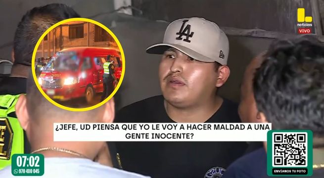 Cae presunto sicario del ataque a combi de 'Los Rojitos' en San Juan de Miraflores